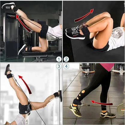 Adjustable Ankle Strap for Gym – Lower Body and Glute Training