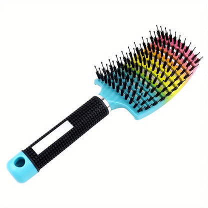 CurlyEase™ Scalp Massage Hair Brush – Wet & Dry Hair Detangling Tool