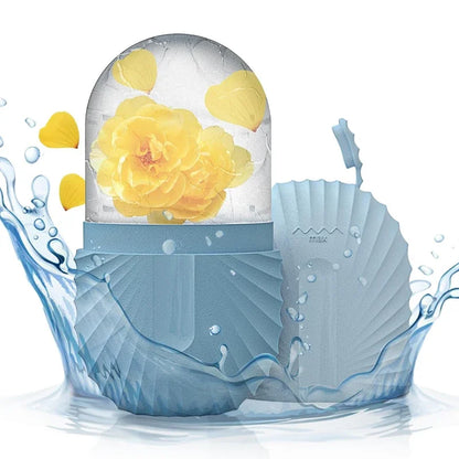 IceLuxe™ Beauty Ice Roller – Silicone Facial Cube for Glowing Skin & Tight Pores