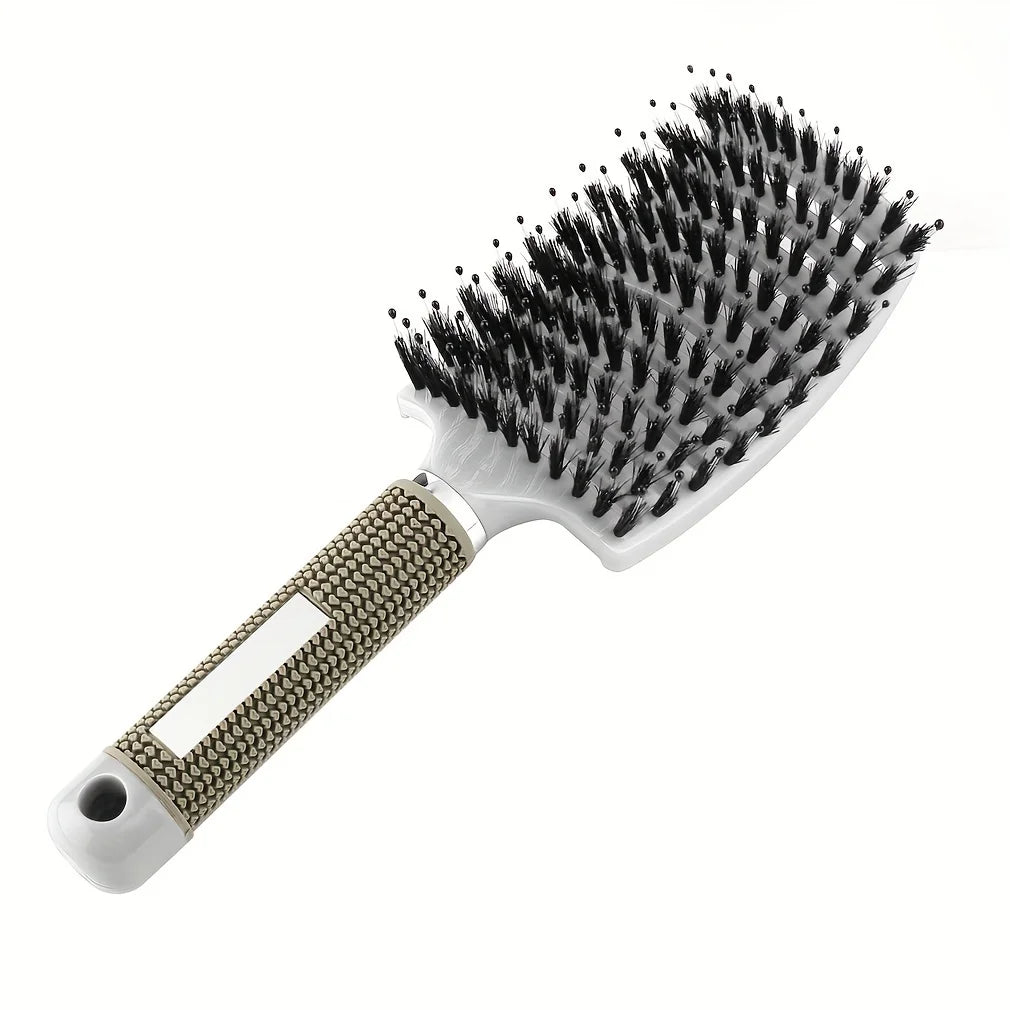 CurlyEase™ Scalp Massage Hair Brush – Wet & Dry Hair Detangling Tool
