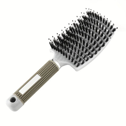 CurlyEase™ Scalp Massage Hair Brush – Wet & Dry Hair Detangling Tool