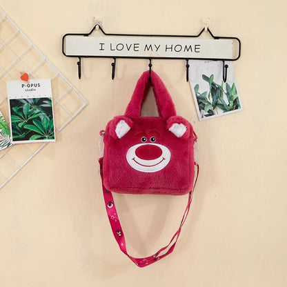 🎀  KawaiiSanrio™ Plush Crossbody Bag – Hello Kitty, Kuromi & Melody Handbag