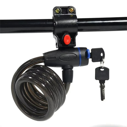 Heavy Duty Bicycle Chain Lock – Anti-Theft Metal Bike Lock with Keys for Maximum Security