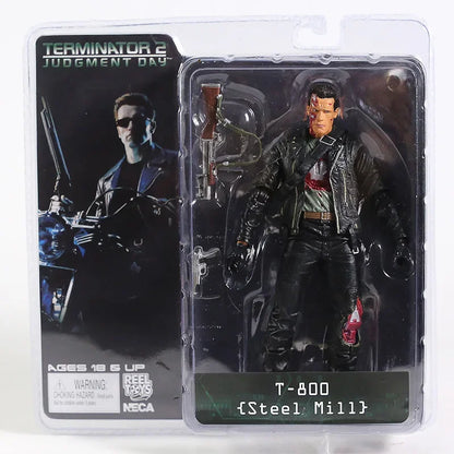 Terminator 2 T-800 NECA Action Figure 7" Arnold Schwarzenegger Collectible Model