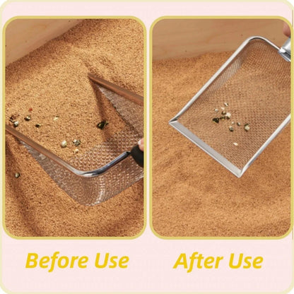 😺 2CleanPaw™ Metal Cat Litter Scoop – Rust-Resistant, Ergonomic & Heavy-Duty