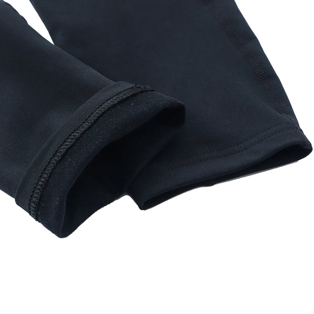 HISERWA Winter Cycling Leg Warmers Thermal Fleece Windproof MTB Road Bike