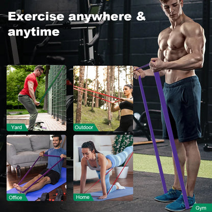 Heavy Duty Resistance Bands – 5–120lbs Strength Training Bands for Home Gym & Boxing