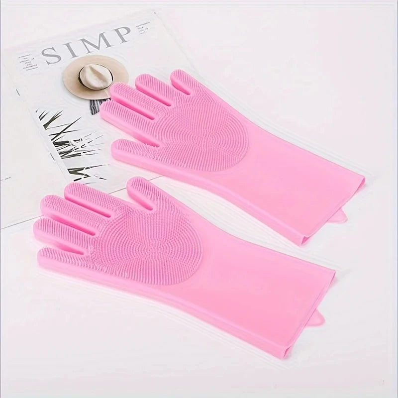 💧 SilkPaws Grooming Massage Gloves