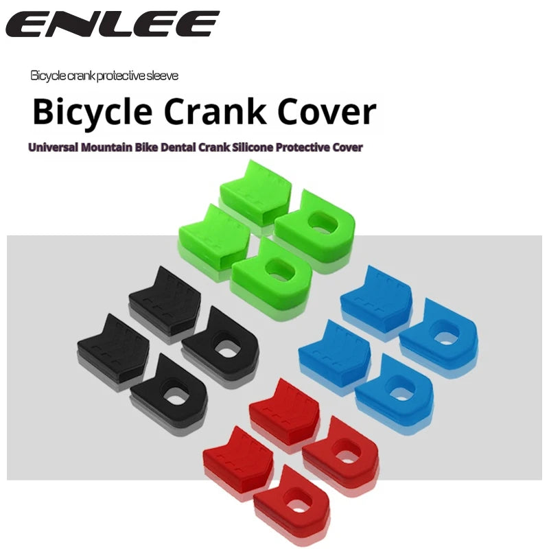 ENLEE Universal Crank Arm Cover 4PCS MTB Bike Crankset Protector Set
