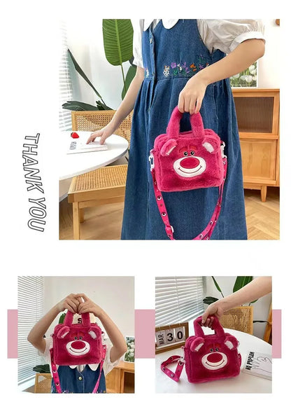 🎀  KawaiiSanrio™ Plush Crossbody Bag – Hello Kitty, Kuromi & Melody Handbag