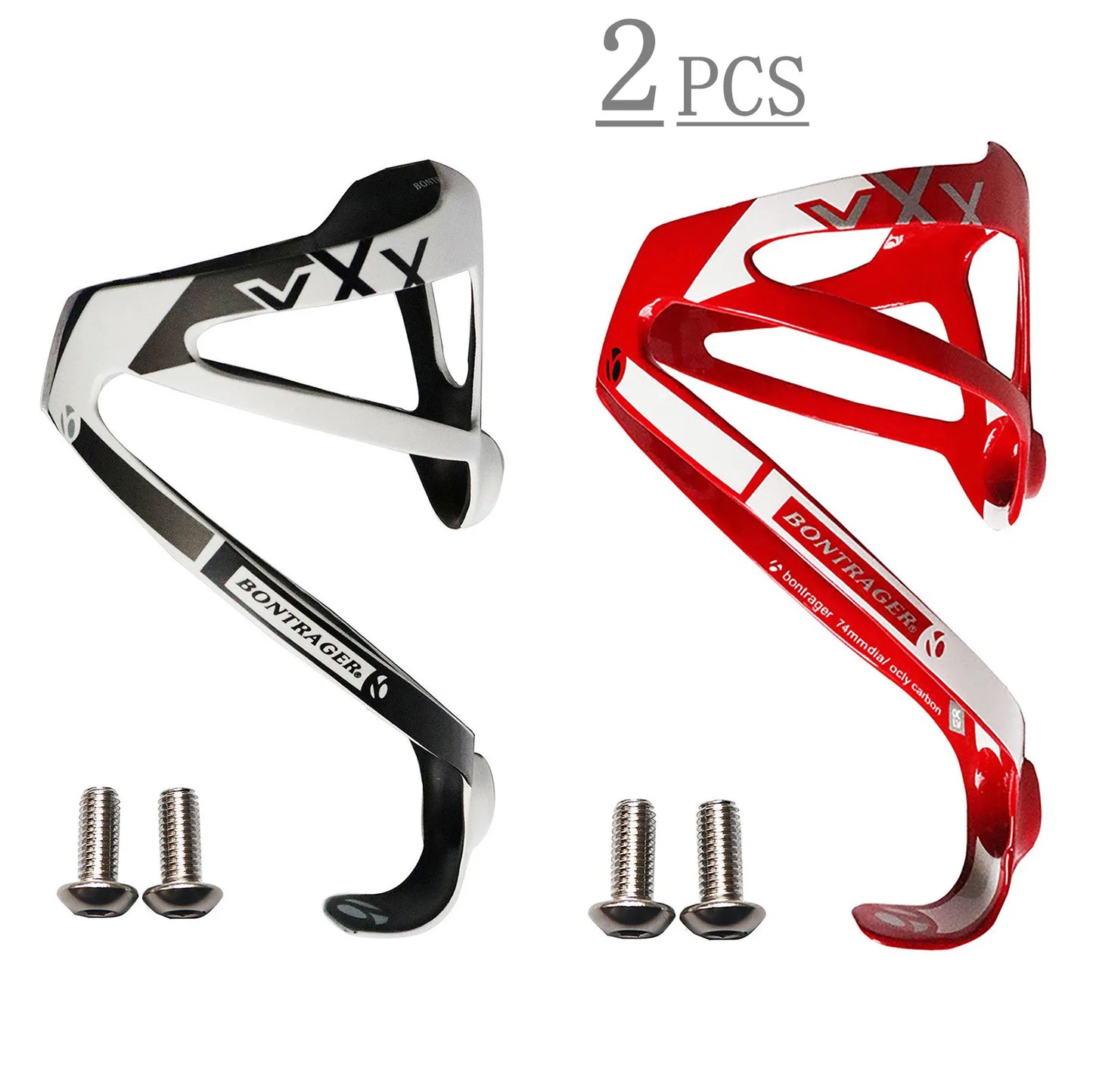 Carbon Fiber Bike Water Bottle Cage 2Pack Ultra Light MTB Road