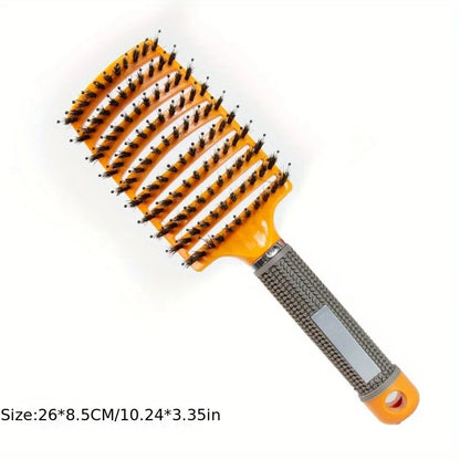 CurlyEase™ Scalp Massage Hair Brush – Wet & Dry Hair Detangling Tool