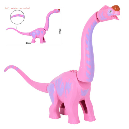 Jurassic Dinosaur Building Blocks Titanosaurus DIY Mini Model Bricks for Children