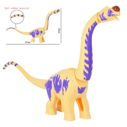 Jurassic Dinosaur Building Blocks Titanosaurus DIY Mini Model Bricks for Children