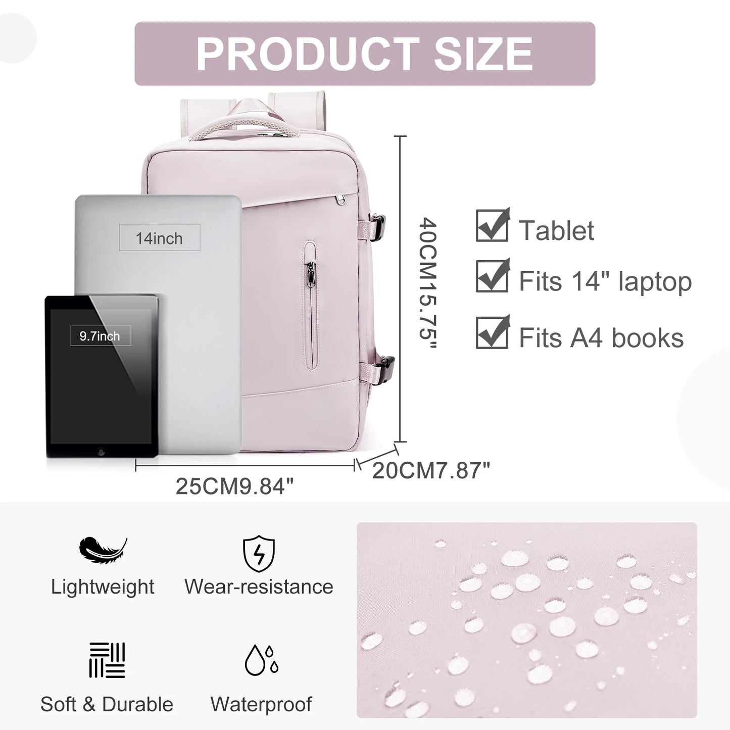 "Cabin Approved Travel Backpack