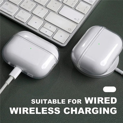 AirShell™ Transparent TPU Case for AirPods Pro 2/3 – Includes Lanyard Strap