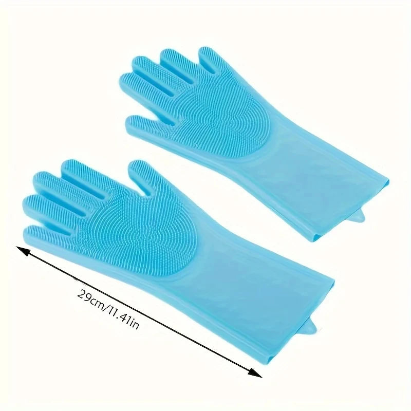 💧 SilkPaws Grooming Massage Gloves