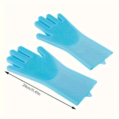 💧 SilkPaws Grooming Massage Gloves
