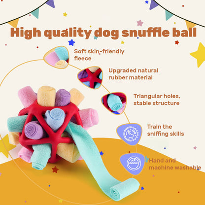 ChewSmart™ Dog Sniffing & Training Ball – Tooth Cleaning & Fun Play