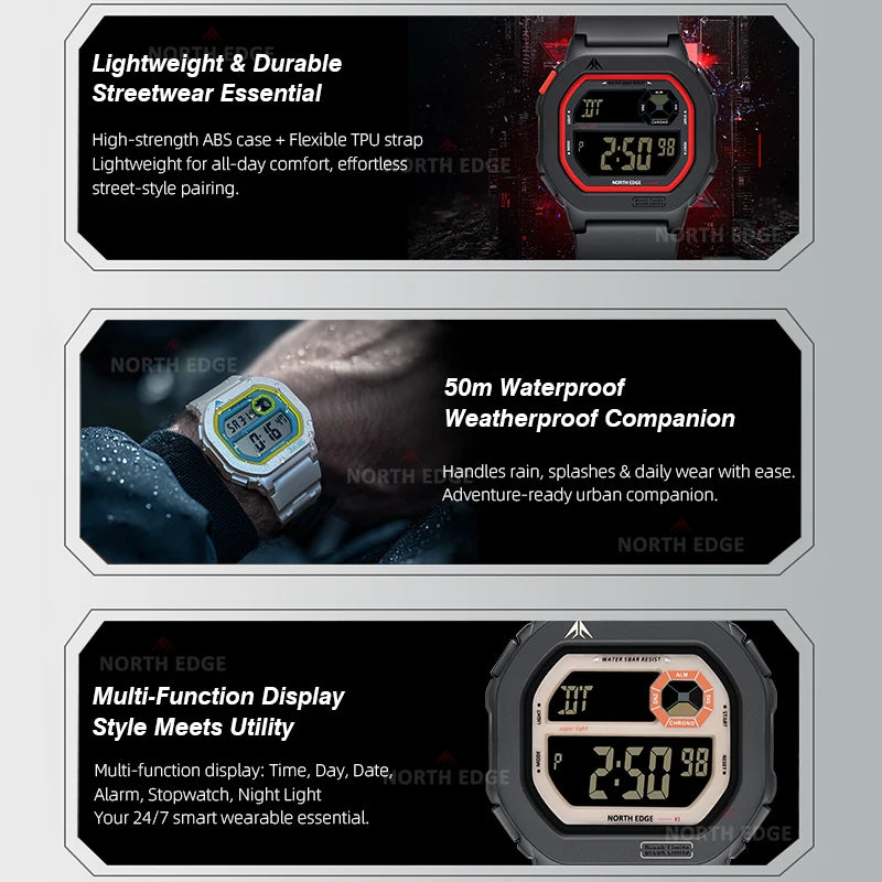 ChronoSquare X1 Digital Sportswatch
