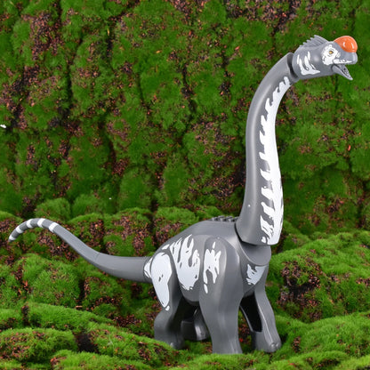 Jurassic Dinosaur Building Blocks Titanosaurus DIY Mini Model Bricks for Children