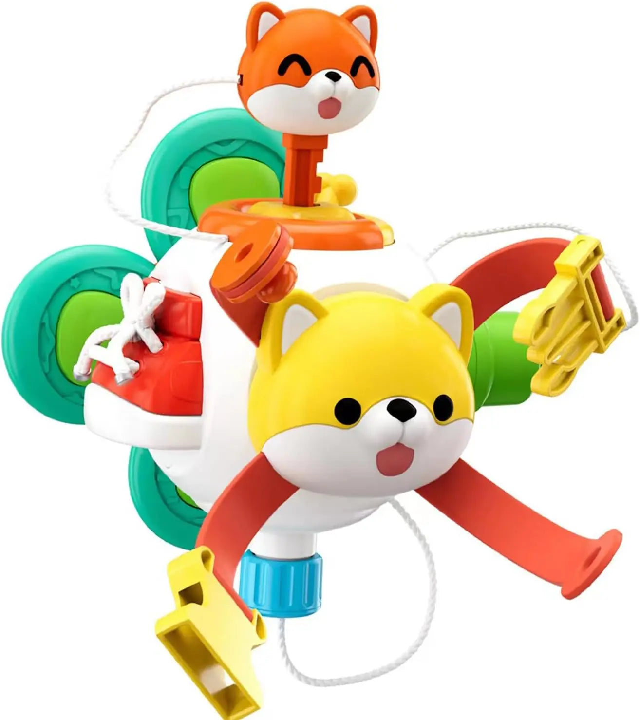 Montessori Busy Board Cube Baby Sensory Toys Educational Travel Lock Box