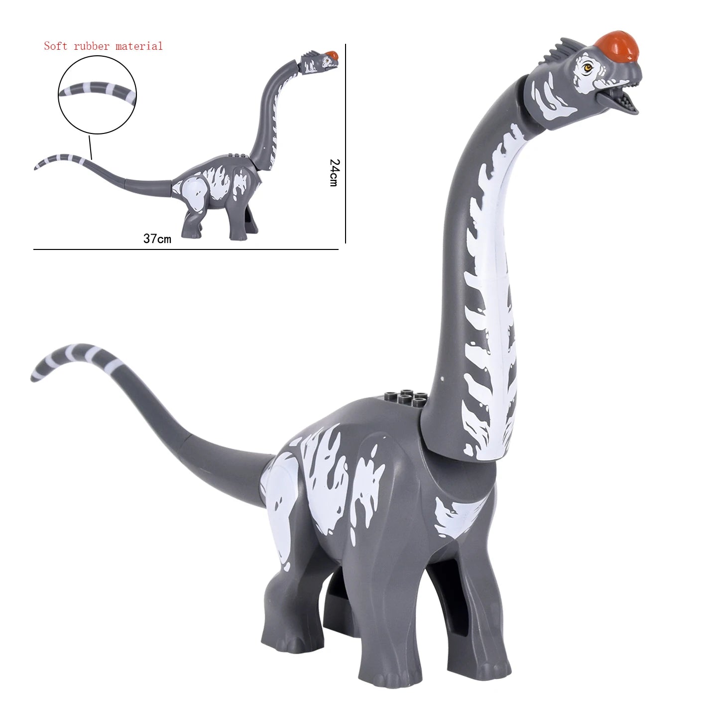 Jurassic Dinosaur Building Blocks Titanosaurus DIY Mini Model Bricks for Children