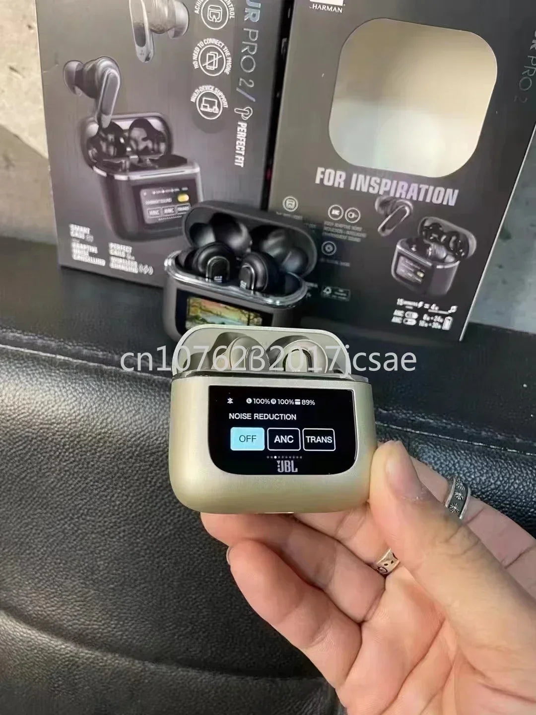 JBL Tour pro 2 Original True Wireless Bluetooth Earphones Stereo Sports Headphones with Smart LCD Screen HK Version