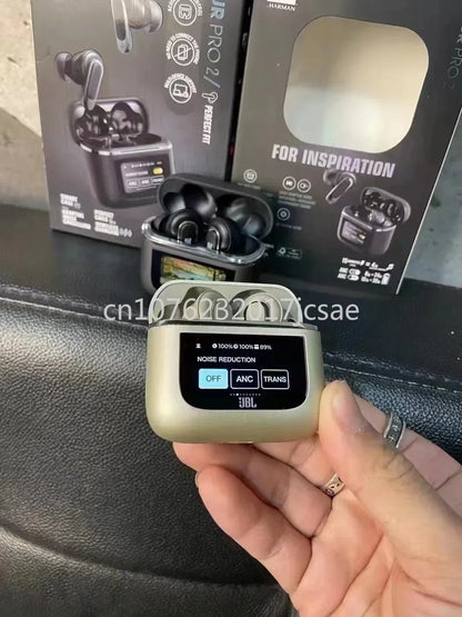 JBL Tour pro 2 Original True Wireless Bluetooth Earphones Stereo Sports Headphones with Smart LCD Screen HK Version