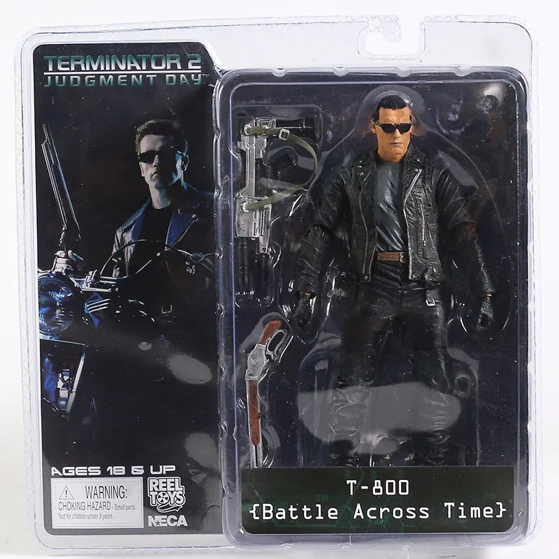 Terminator 2 T-800 NECA Action Figure 7" Arnold Schwarzenegger Collectible Model