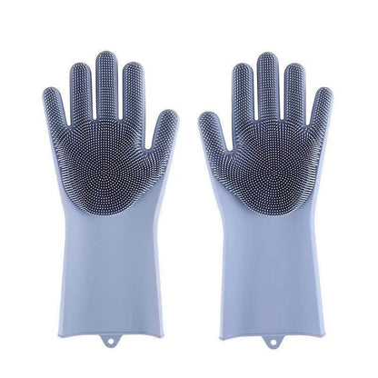 💧 SilkPaws Grooming Massage Gloves