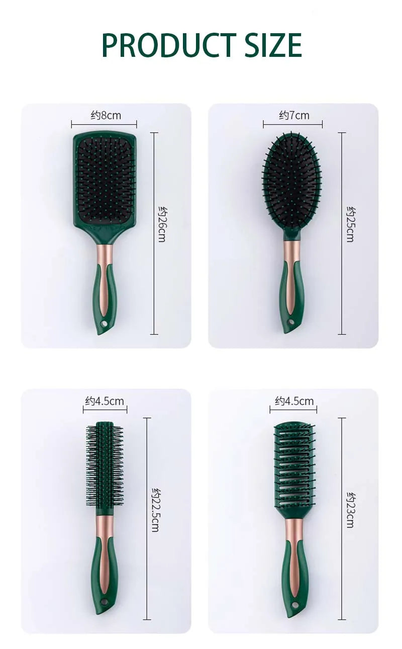KLINA Air Cushion Hairbrush – Scalp Massage & Detangling Comb