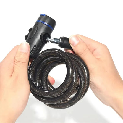 Heavy Duty Bicycle Chain Lock – Anti-Theft Metal Bike Lock with Keys for Maximum Security