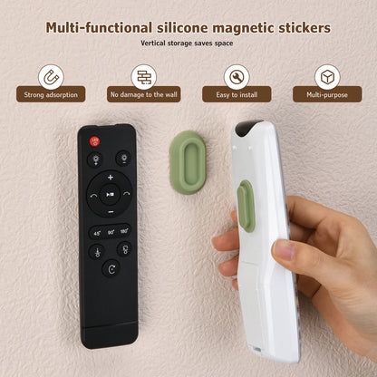 Wall Mounted Remote Control Organiser – Magnetic Self-Adhesive Storage Rack