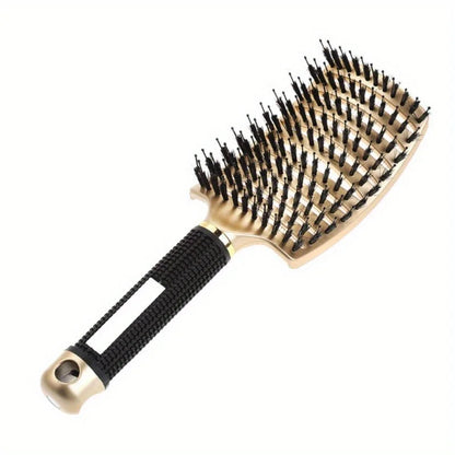 CurlyEase™ Scalp Massage Hair Brush – Wet & Dry Hair Detangling Tool