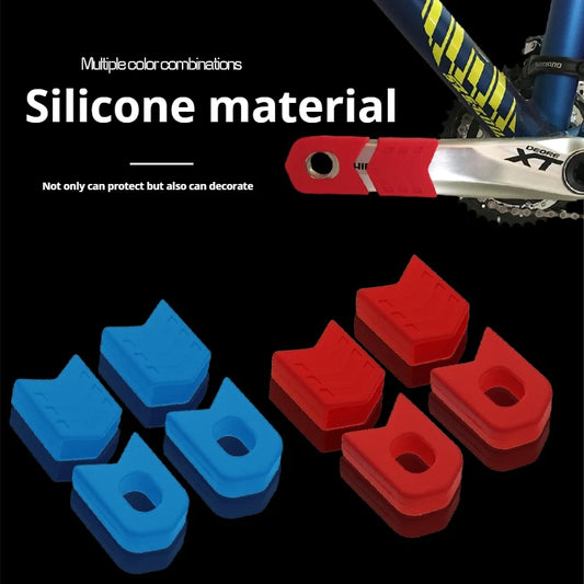 ENLEE Universal Crank Arm Cover 4PCS MTB Bike Crankset Protector Set