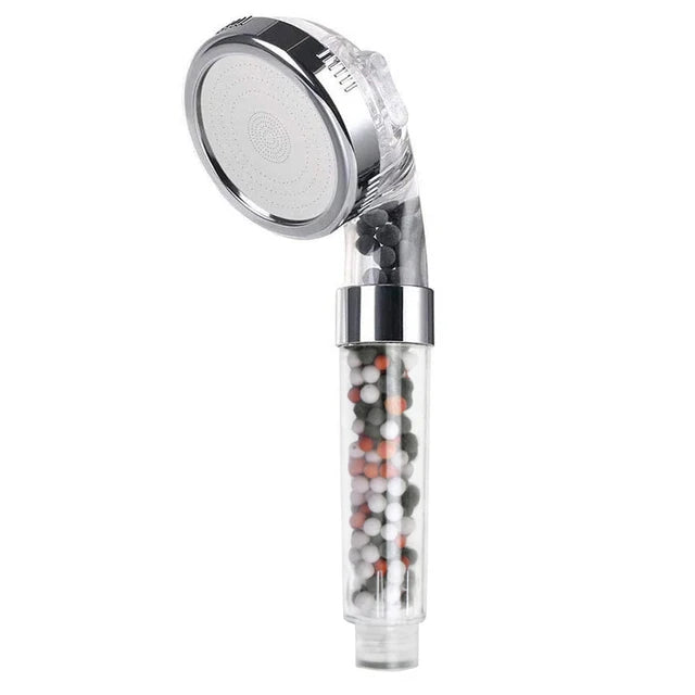 AquaSpa™ High Pressure Shower Head – 3 Functions Water Saving Anion Filter