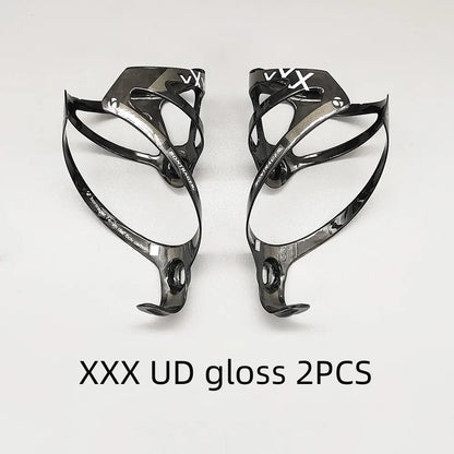 2PCS UD Carbon Fiber Bike Bottle Cage Ultralight MTB Road Water Holder