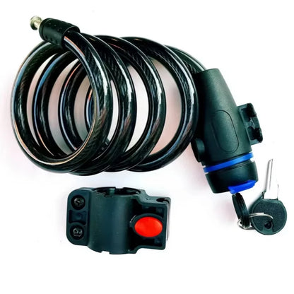 Heavy Duty Bicycle Chain Lock – Anti-Theft Metal Bike Lock with Keys for Maximum Security